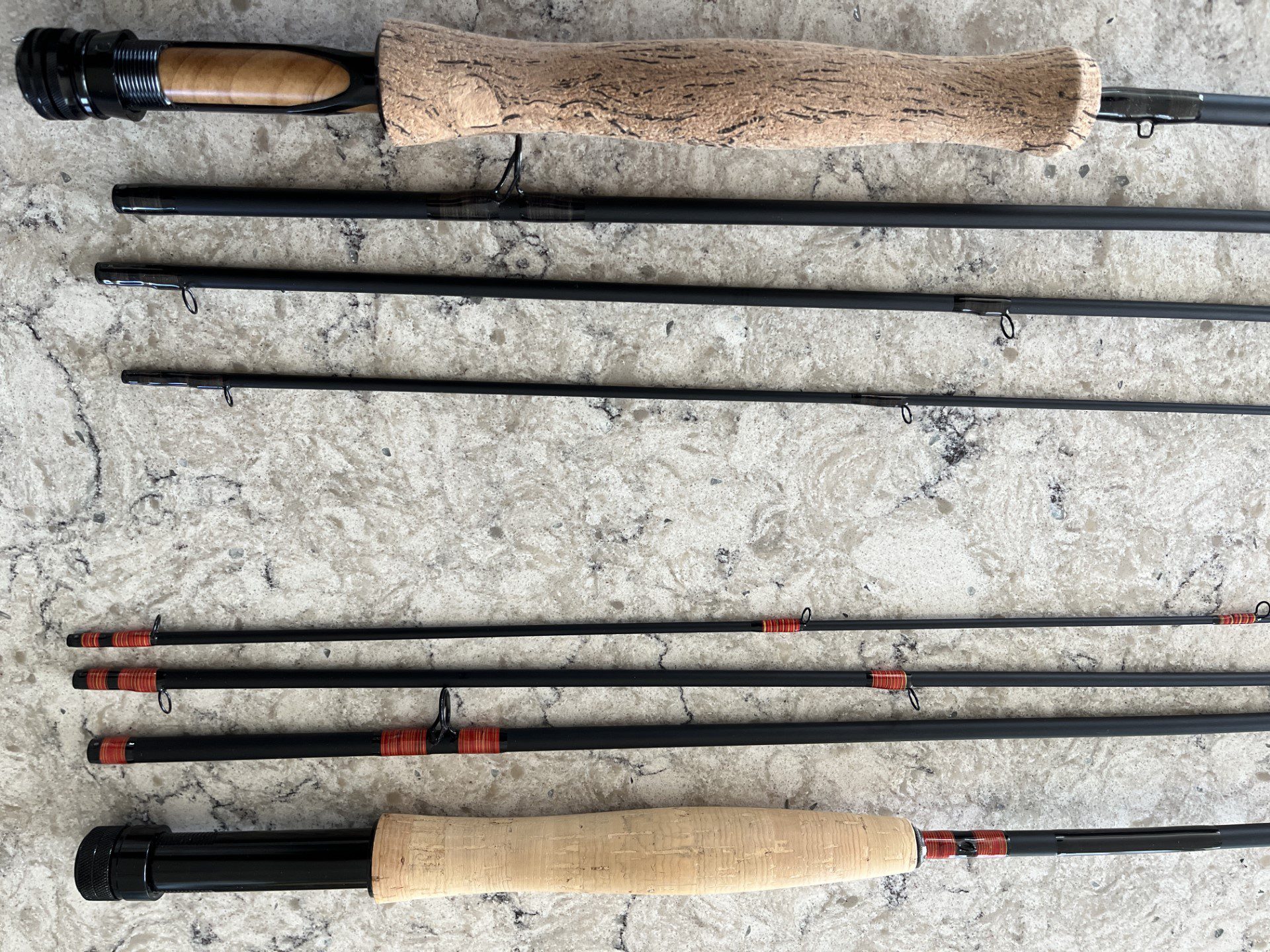 Neon yellow and copper  Custom rods, Custom fishing rods, Fly rods